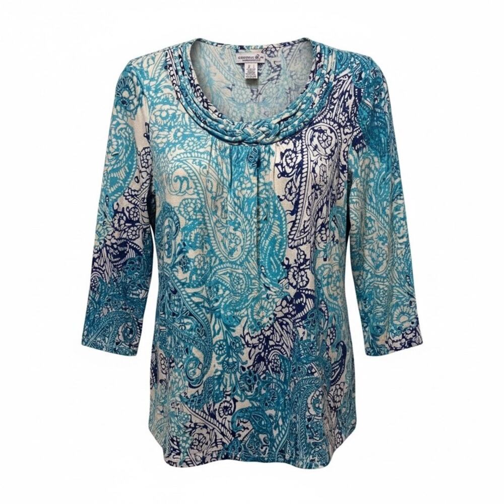 Caribbean Joe Island Supply Co Women’s Large Floral Print Top